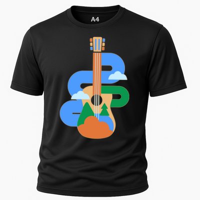 Abstract Nature Lover Guitar Performance Shirt