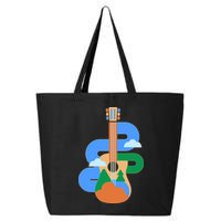 Abstract Nature Lover Guitar 25L Jumbo Tote