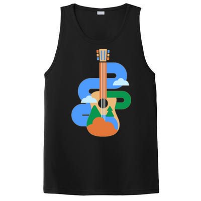 Abstract Nature Lover Guitar PosiCharge Competitor Tank