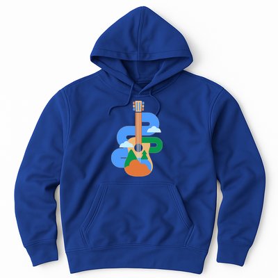 Abstract Nature Lover Guitar Hoodie