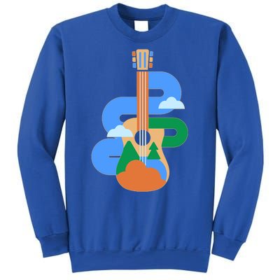 Abstract Nature Lover Guitar Sweatshirt