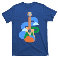 Abstract Nature Lover Guitar T-Shirt