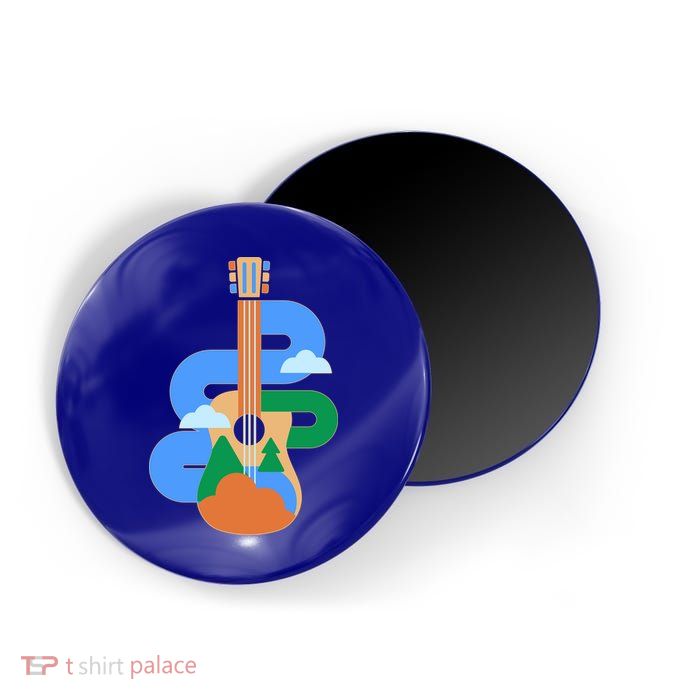 Abstract Nature Lover Guitar Magnet