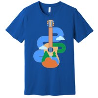 Abstract Nature Lover Guitar Premium T-Shirt