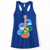 Abstract Nature Lover Guitar Womens Tank Top