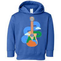 Abstract Nature Lover Guitar Toddler Hoodie