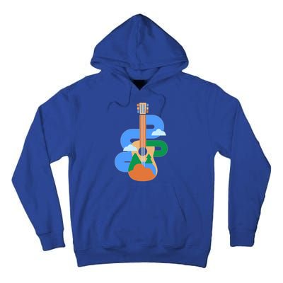 Abstract Nature Lover Guitar Tall Hoodie