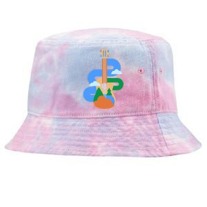 Abstract Nature Lover Guitar Tie-Dyed Bucket Hat