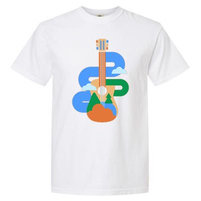 Abstract Nature Lover Guitar Garment-Dyed Heavyweight T-Shirt