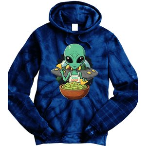 Alien Nation Loves Guacamole Ufo Alien Invasion Guac Lover Tie Dye Hoodie