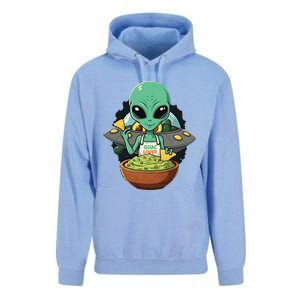 Alien Nation Loves Guacamole Ufo Alien Invasion Guac Lover Unisex Surf Hoodie