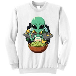 Alien Nation Loves Guacamole Ufo Alien Invasion Guac Lover Sweatshirt