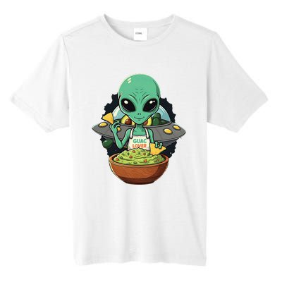 Alien Nation Loves Guacamole Ufo Alien Invasion Guac Lover Tall Fusion ChromaSoft Performance T-Shirt