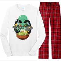 Alien Nation Loves Guacamole Ufo Alien Invasion Guac Lover Long Sleeve Pajama Set