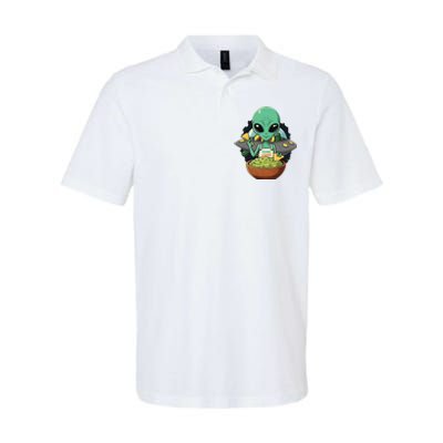 Alien Nation Loves Guacamole Ufo Alien Invasion Guac Lover Softstyle Adult Sport Polo