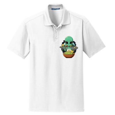 Alien Nation Loves Guacamole Ufo Alien Invasion Guac Lover Dry Zone Grid Polo