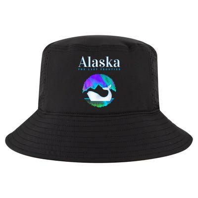 Alaska Northern Lights Orca Whale With Aurora Borealis Meaningful Gift Cool Comfort Performance Bucket Hat