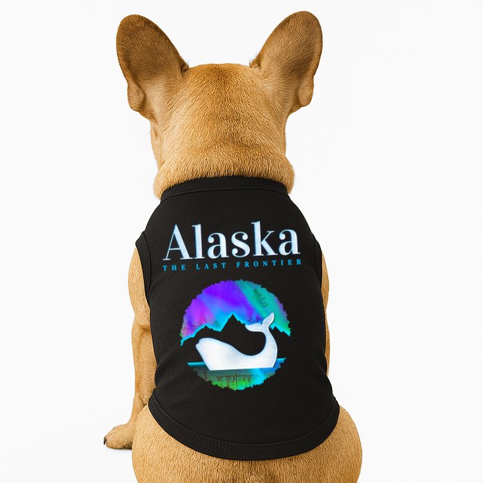 Alaska Northern Lights Orca Whale With Aurora Borealis Meaningful Gift Doggie Tank