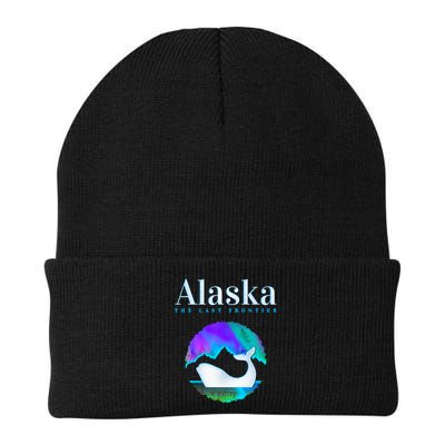 Alaska Northern Lights Orca Whale With Aurora Borealis Meaningful Gift Beanie