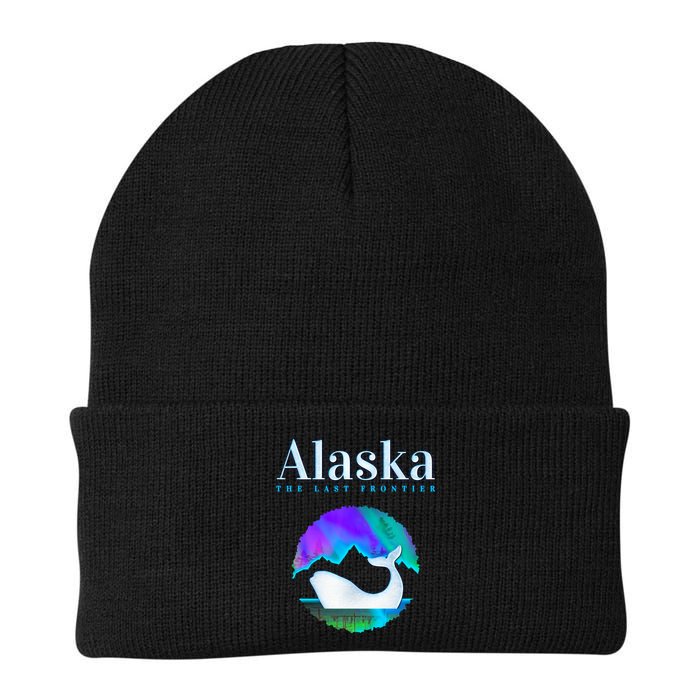 Alaska Northern Lights Orca Whale With Aurora Borealis Meaningful Gift Beanie