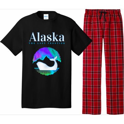 Alaska Northern Lights Orca Whale With Aurora Borealis Meaningful Gift Pajama Set