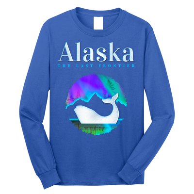 Alaska Northern Lights Orca Whale With Aurora Borealis Meaningful Gift Long Sleeve Shirt