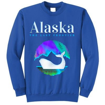 Alaska Northern Lights Orca Whale With Aurora Borealis Meaningful Gift Sweatshirt