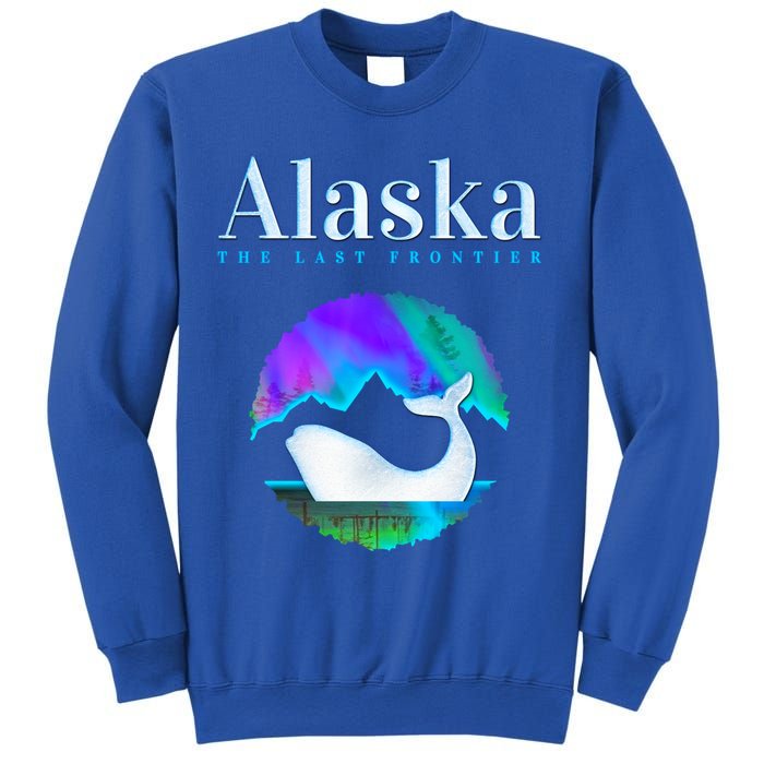 Alaska Northern Lights Orca Whale With Aurora Borealis Meaningful Gift Sweatshirt