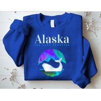Alaska Northern Lights Orca Whale With Aurora Borealis Meaningful Gift Sweatshirt