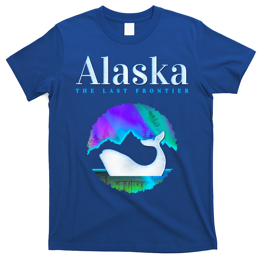 Alaska Northern Lights Orca Whale With Aurora Borealis Meaningful Gift T-Shirt