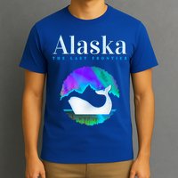 Alaska Northern Lights Orca Whale With Aurora Borealis Meaningful Gift T-Shirt