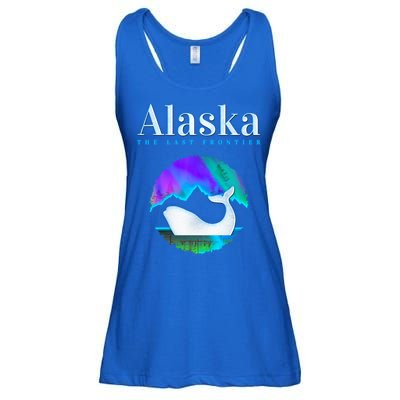 Alaska Northern Lights Orca Whale With Aurora Borealis Meaningful Gift Ladies Essential Flowy Tank