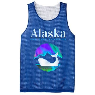 Alaska Northern Lights Orca Whale With Aurora Borealis Meaningful Gift Mesh Reversible Basketball Jersey Tank