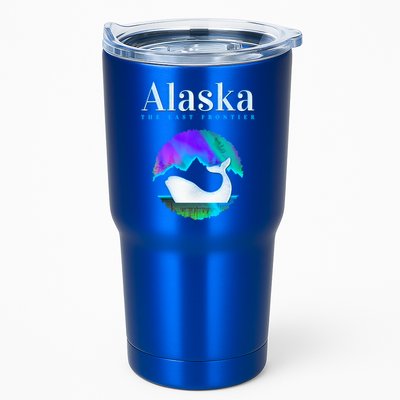 Alaska Northern Lights Orca Whale With Aurora Borealis Meaningful Gift Tumbler