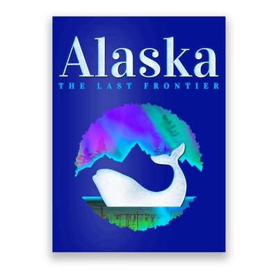Alaska Northern Lights Orca Whale With Aurora Borealis Meaningful Gift Poster
