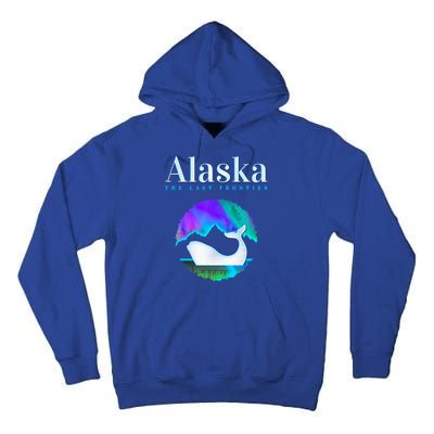 Alaska Northern Lights Orca Whale With Aurora Borealis Meaningful Gift Tall Hoodie
