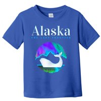 Alaska Northern Lights Orca Whale With Aurora Borealis Meaningful Gift Toddler T-Shirt