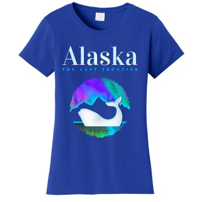 Alaska Northern Lights Orca Whale With Aurora Borealis Meaningful Gift Women's T-Shirt