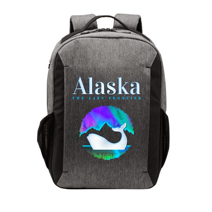 Alaska Northern Lights Orca Whale With Aurora Borealis Meaningful Gift Vector Backpack