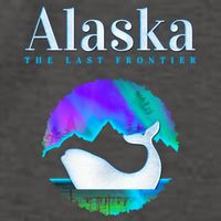 Alaska Northern Lights Orca Whale With Aurora Borealis Meaningful Gift Vector Backpack