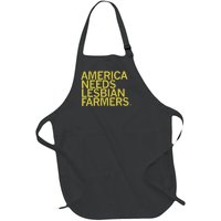 America Needs Lesbian Farmers Full-Length Apron With Pockets