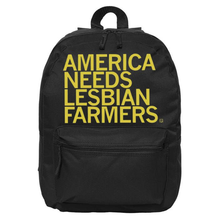 America Needs Lesbian Farmers 16 in Basic Backpack