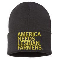 America Needs Lesbian Farmers Sustainable Knit Beanie