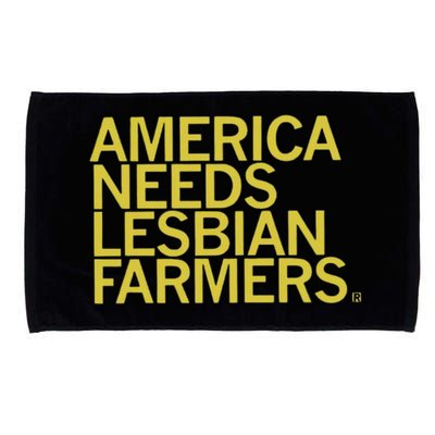 America Needs Lesbian Farmers Microfiber Hand Towel