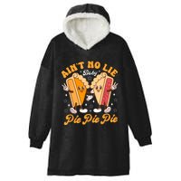 AintS No Lie Baby Pie Thanksgiving Funny Pie Pumpkin Fall Hooded Wearable Blanket