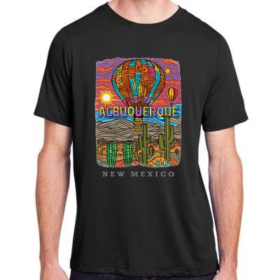 Albuquerque New Mexico Nm Desert Oasis Sd528 Adult ChromaSoft Performance T-Shirt