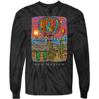 Albuquerque New Mexico Nm Desert Oasis Sd528 Tie-Dye Long Sleeve Shirt