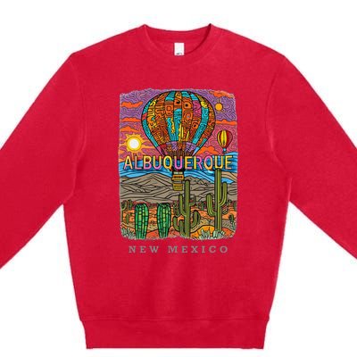 Albuquerque New Mexico Nm Desert Oasis Sd528 Premium Crewneck Sweatshirt