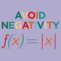 Avoid Negativity Math Equation Funny Math Teacher Colorblast Crewneck Sweatshirt