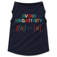 Avoid Negativity Math Equation Funny Math Teacher Doggie Tank